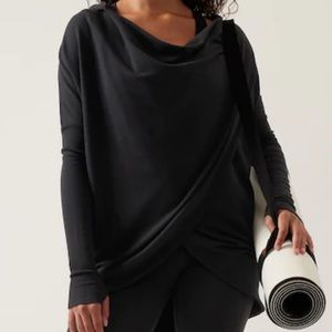 Athleta Purana Wrap Sweatshirt